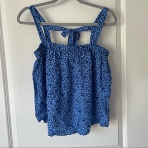 Old Navy Floral Came Swing Blouse